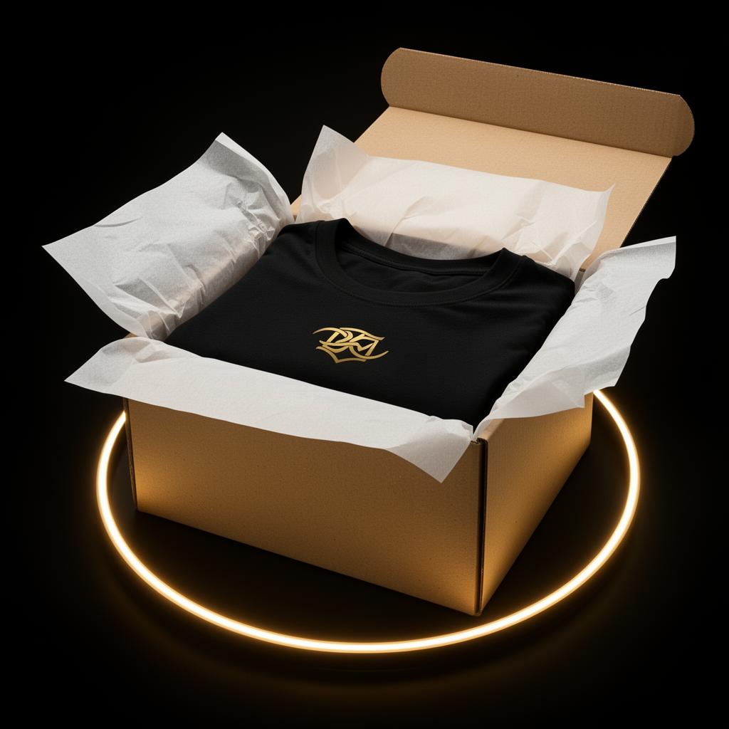 Premium unboxing — Balcis branded shirt